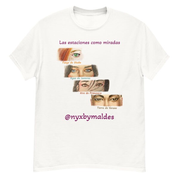 Camiseta clásica unisex Las estaciones como miradas - Imagen 6
