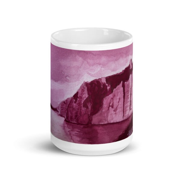 Acantilado de los Gigantes - Taza blanca brillante - Imagen 6