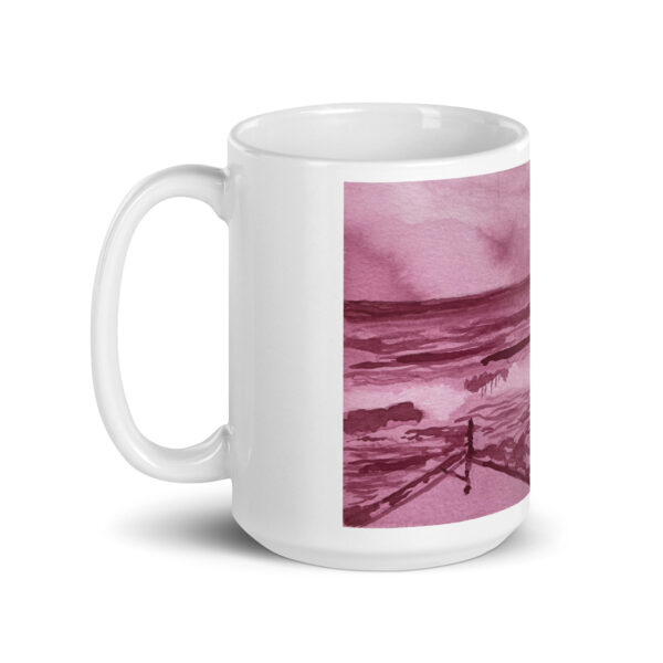 Pescante de Hermigua - Taza blanca brillante - Imagen 9