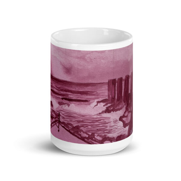 Pescante de Hermigua - Taza blanca brillante - Imagen 8