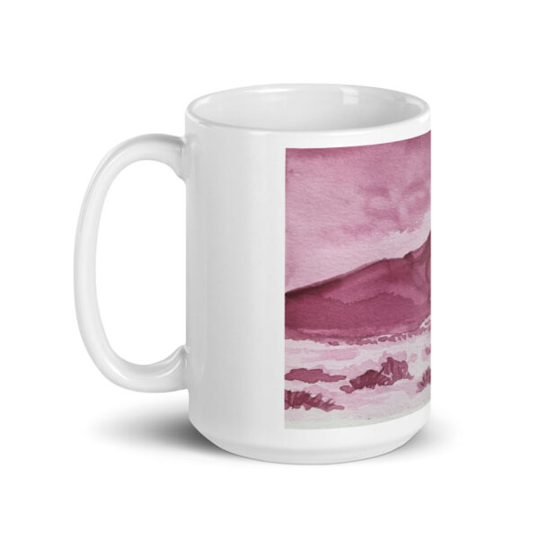 Llano de Ucanca - Taza blanca brillante - Imagen 9