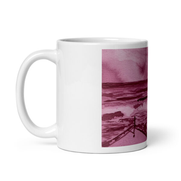 Pescante de Hermigua - Taza blanca brillante - Imagen 6