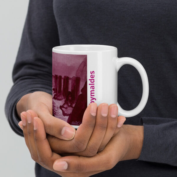 Pescante de Hermigua - Taza blanca brillante - Imagen 2
