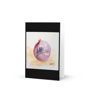 Tarjeta con Felicitación de Navidad La bola olvidada 2017