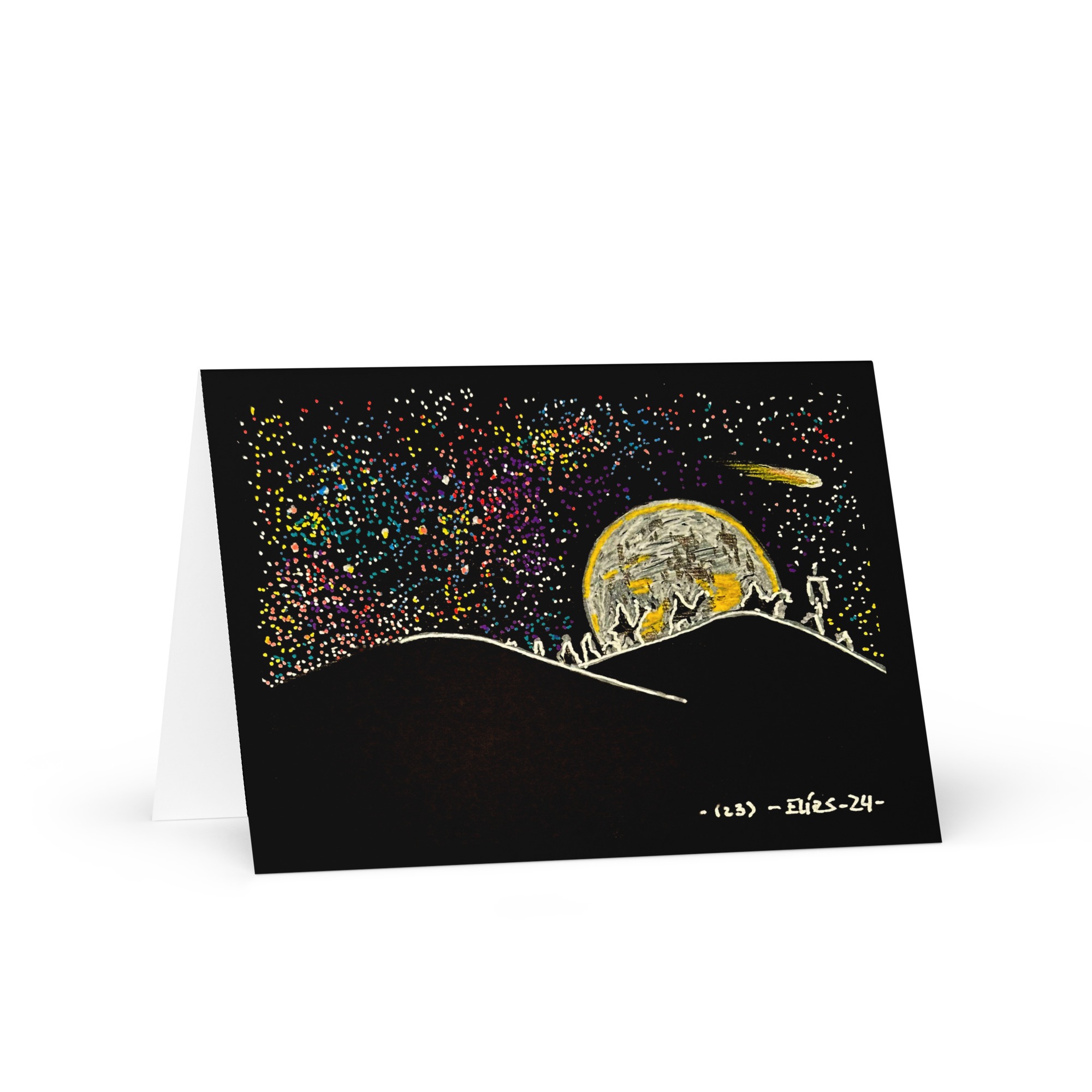 Tarjeta con Felicitación de Navidad La Noche 2023